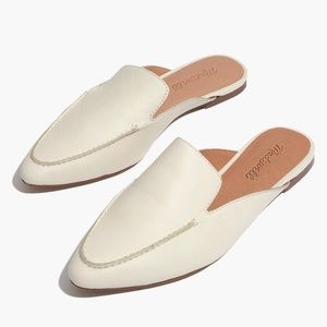 New MADEWELL Size 10 The Frances Skimmer Mule in Vintage Canvas Leather